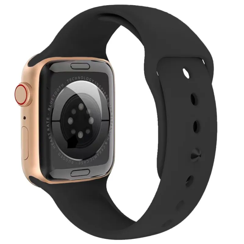 Extralink Lifestyle Smartwatch F89 | Smartband | Złoty + różowa/czarna opaska - Zdjęcie 3