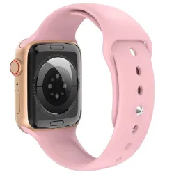 Smartband Extralink Lifestyle Smartwatch F89, Dorado + Banda Rosa/Negra - Imagen 4