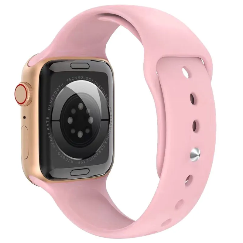 Smartband Extralink Lifestyle Smartwatch F89, Dorado + Banda Rosa/Negra - Imagen 4