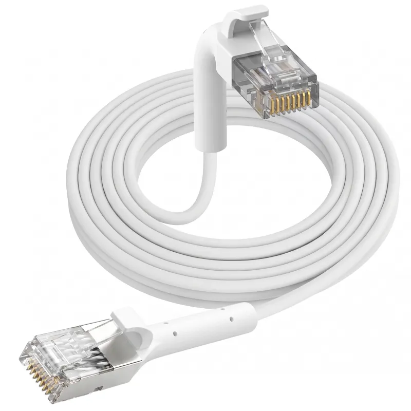 Cable de red Extralink Cat.6A U/FTP 2m Patch Cord LAN 1Gbps Blanco, Cobre, Terminación Flexible - Imagen 7