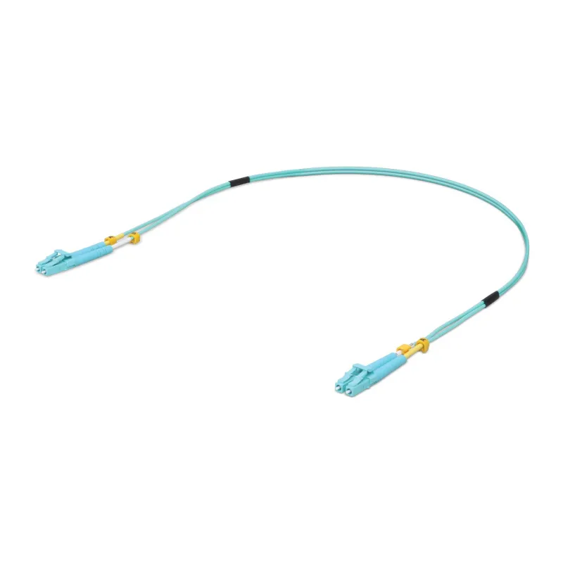 Ubiquiti UACC-OFC-MM-0.5M Yedek Kablo, 10 Gbps OM3 Duplex LC, 0.5m