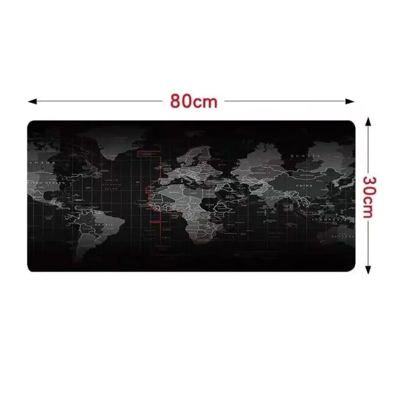 Tapete de Rato e Teclado Extralink, Grande Mapa do Mundo Escuro para Escritório Gamer 30x80-1073 - Imagem 5