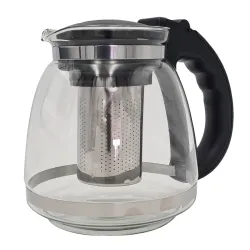 Tetera de vidrio Extralink con infusor, cafetera 1.5L - Imagen 2