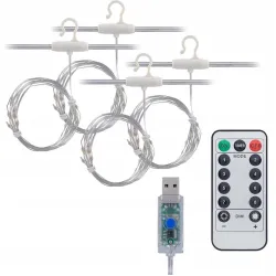 Cortina LED Extralink, 3x3 + Control Remoto - Imagen 4