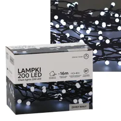 Luci di fata LED Extralink, palline 200L bianco freddo,...