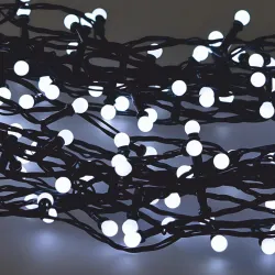 Luci di fata LED Extralink, palline 200L bianco freddo, lunghezza 3 + 16 m - Immagine 2