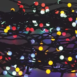 Luzes LED Extralink, 200 Bolas Multicolor, Comprimento 3 + 16 m - Imagem 2