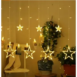 Extralink LED Curtain Lights, Outdoor Star Lights - Image 4