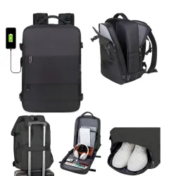 Black Forest by Extralink | Plecak | bagaż podręczny do samolotu kabinowy na laptopa uniwersalny 35L - Zdjęcie 8