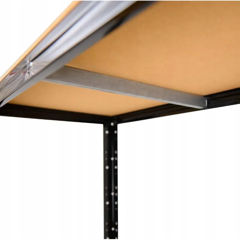 Extralink Shelf, 4-Tier 180x120x60cm Black 500 kg Pro - Image 5