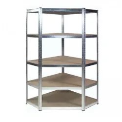 Extralink Eckregal, 5-stufig 180x90x30cm 175 kg