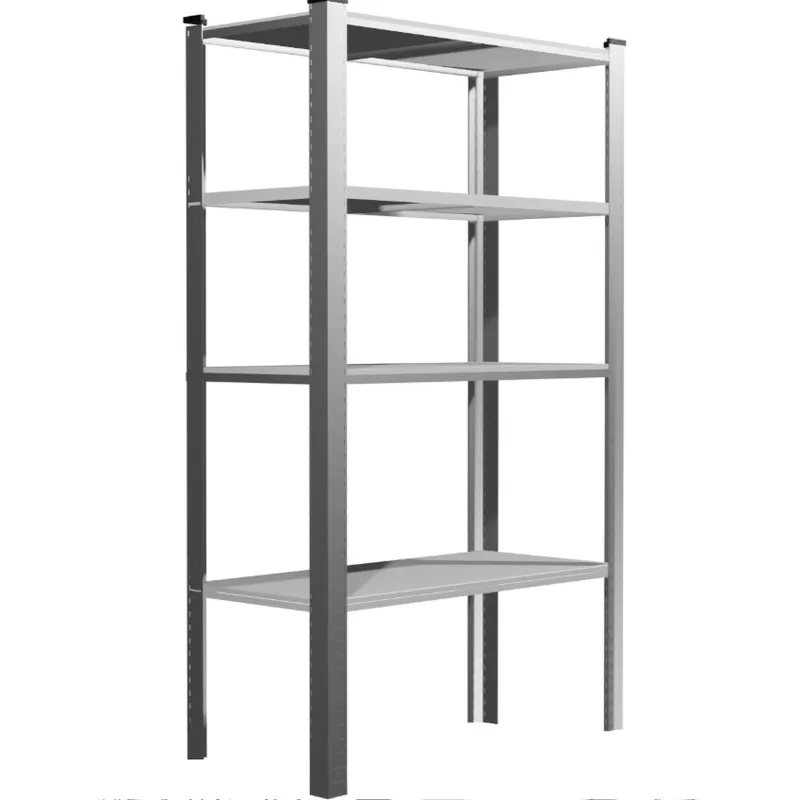 Extralink | Regał metalowy | 4-poziomowy 150x75x30cm 50 kg - Zdjęcie 2