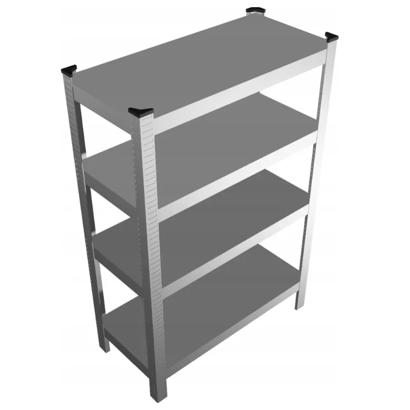 Prateleira de metal Extralink, 4 prateleiras 150x75x30cm 50 kg - Imagem 4