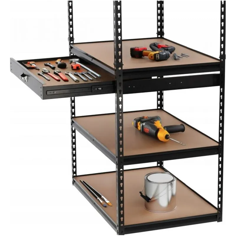 Extralink Regal, 5-stöckig mit Schublade 180x90x60cm 175 kg - Bild 4