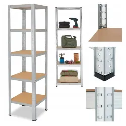 Extralink Regal, 5 Etagen 180x40x40cm 175 kg
