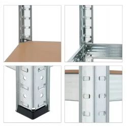 Estante Extralink, 5 Prateleiras 180x40x40cm 175 kg - Imagem 2