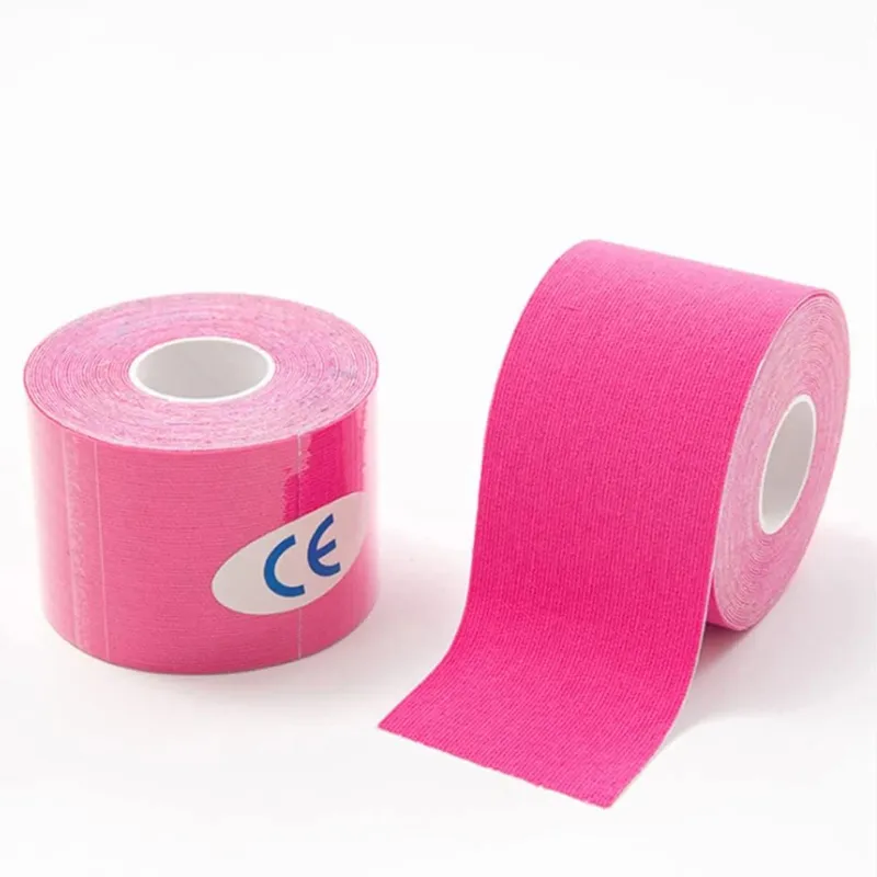 Extralink Kinesiologie Tape, Kinesiotaping Streifen, Sporttape, Pro 5mx5cm Rosa - Bild 3