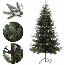 Árvore de Natal Artificial Extralink, 150 cm Verde Petra - Imagem 3