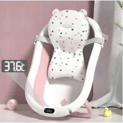 Bañera Extralink Kids, Rosa con Termómetro LED - Imagen 2