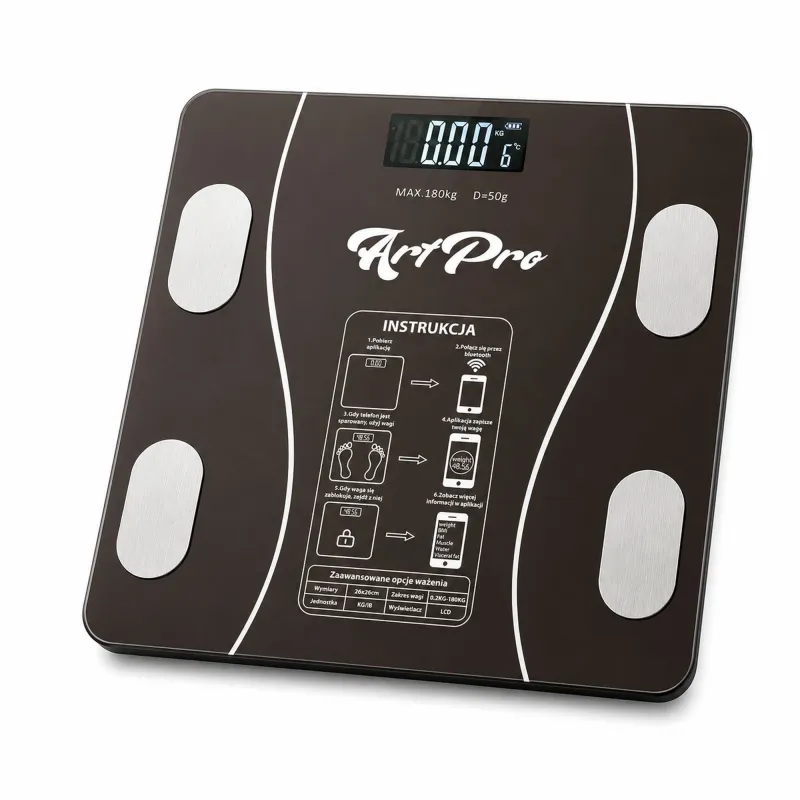 Extralink Home, balança de casa de banho inteligente, Bluetooth - Imagem 2