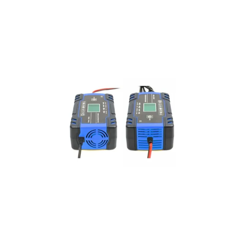 Automatický nabíječ Extralink pro akumulátor 12/24V 8A - Modrý - Obrázek 2