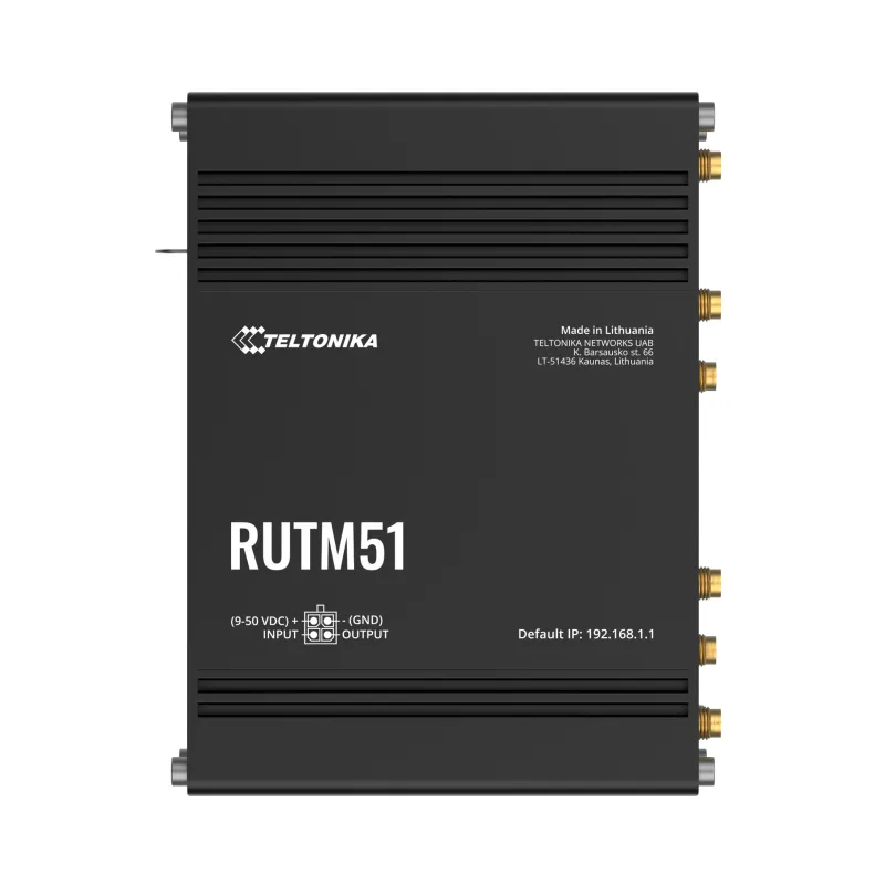 Teltonika RUTM51 | Przemysłowy router 5G | 5x GbE, Dual SIM, Wi-Fi 5 - Zdjęcie 3
