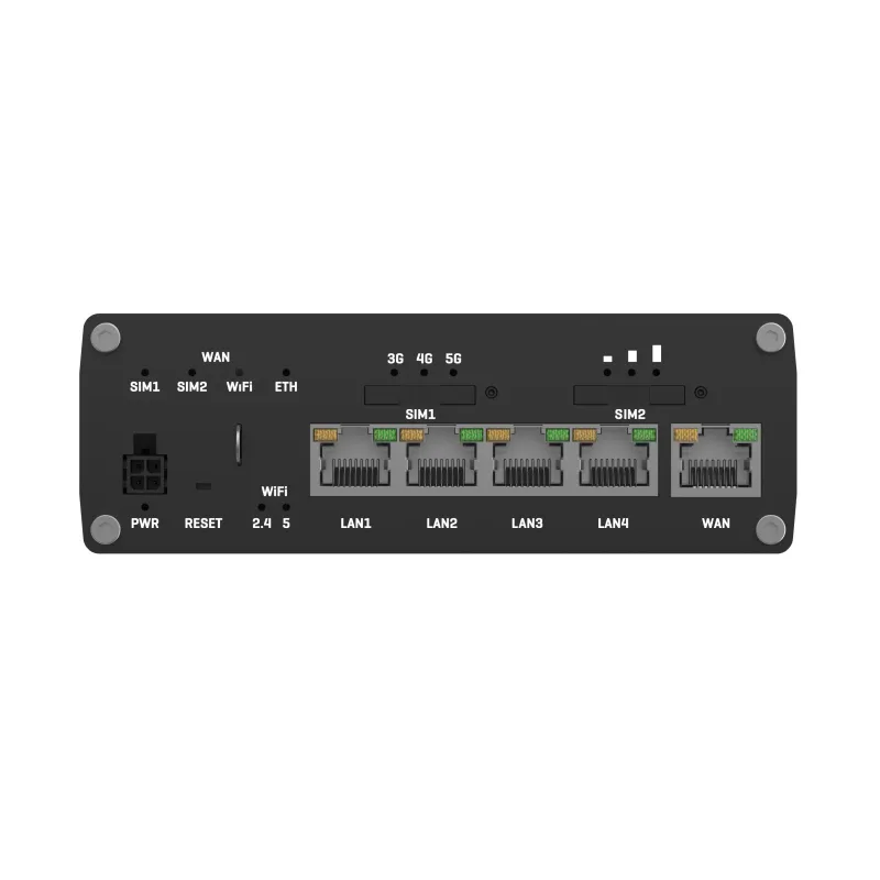Roteador industrial 5G Teltonika RUTM51, 5x GbE, Dual SIM, Wi-Fi 5 - Imagem 4