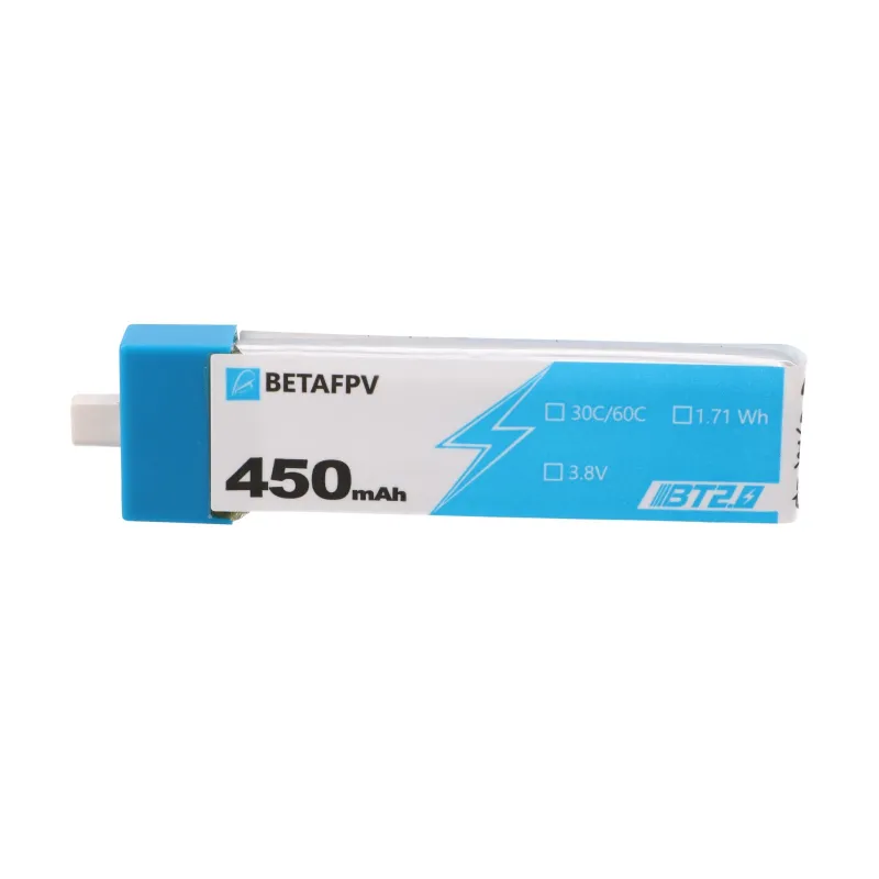 Conjunto de baterias para drones 1S BetaFPV BT2.0 450mAh 4-pack, 3.8V - Imagem 3