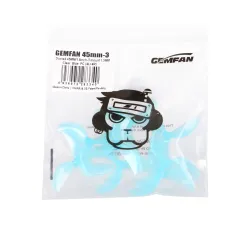 Eliche Gemfan da 45mm Blu a Tre Pale per Droni, Confezione da 8 - Immagine 3