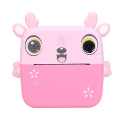 Pink Thermodrucker EPP-005 + Extralink Thermopapier 3 Rollen Set, Reh - Bild 2