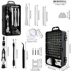 Set di Cacciaviti di Precisione Extralink, 118 in 1 Cacciaviti Torx e Strumenti di Precisione - Immagine 3