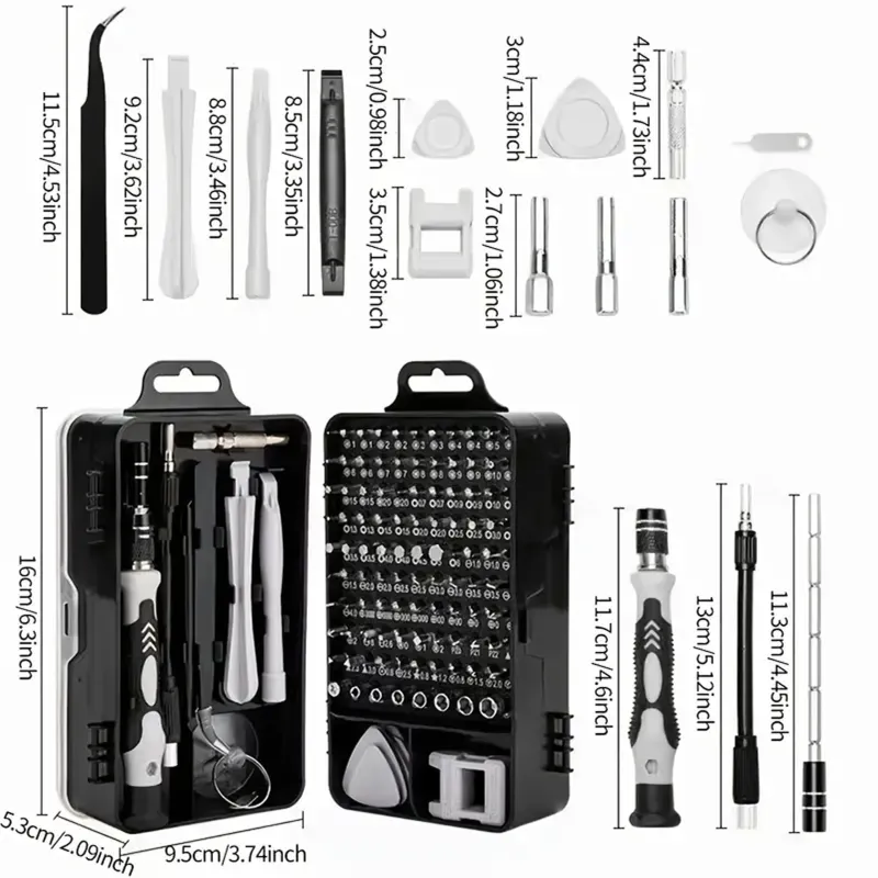 Extralink Precision Screwdriver Set, Torx Screwdrivers 115 in 1 - Image 3