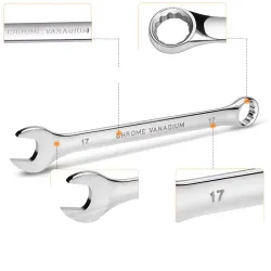 Extralink Flat and Ring Wrench Set, 10 pcs, Flat and Ring Wrenches Case 8-24 mm - Image 5