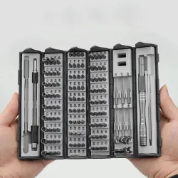 Set di Chiavi Magnetiche Extralink, Set di Cacciaviti di Precisione 128 in 1 - Immagine 2