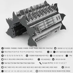Extralink Magnetic Key Set, Precision Screwdriver Set 128 in 1 - Image 3