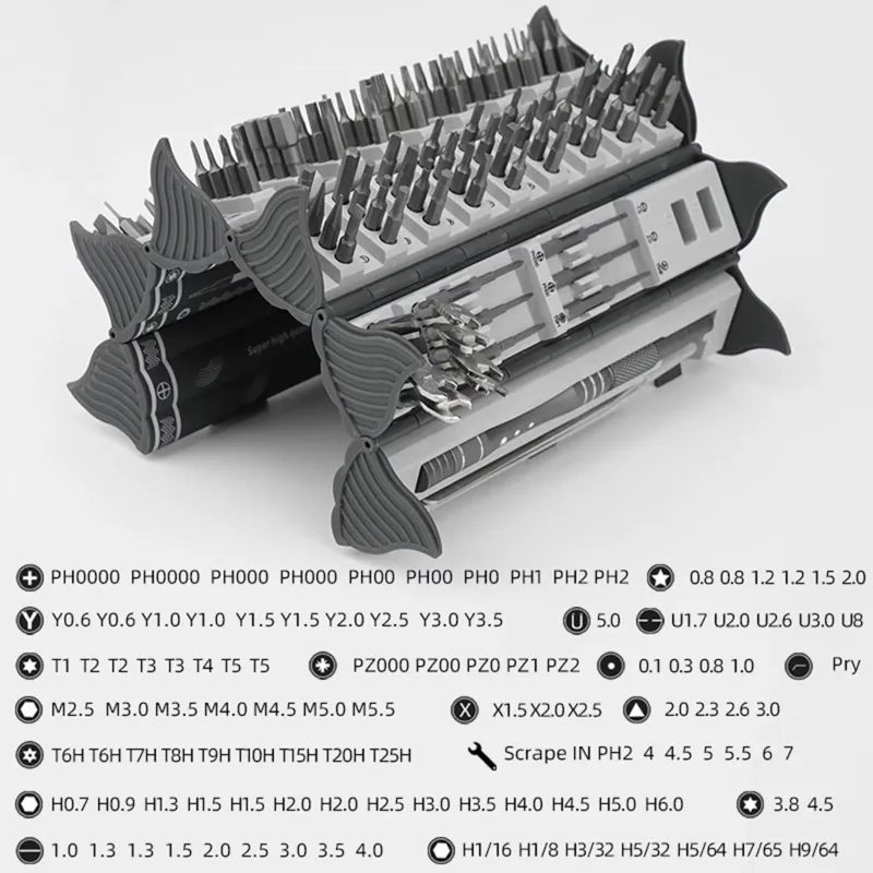 Extralink Magnetic Key Set, Precision Screwdriver Set 128 in 1 - Image 3
