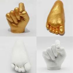 3D Sada pro Odlitky Rukou a Nohou Extralink pro Děti - Sada Sádrových Odlitků pro Miminka - Obrázek 4