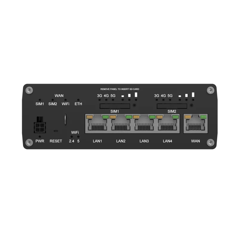 Router 5G Teltonika RUTM52, 5x GbE, Dual SIM, eSIM, Wi-Fi 5 - Immagine 4