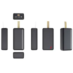 Power Bank Eveready WX30C 30000mAh, Negro, 2x USB-A, 1x USB-C - Imagen 2