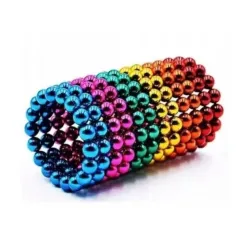 Extralink Neocube Magnetische Kugeln, 216 Stück 5mm Regenbogen - Bild 4