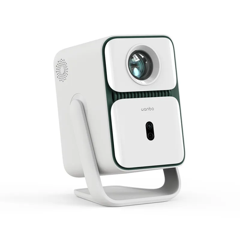 Proyector Wanbo T2 Ultra Blanco, 500 ANSI, 1080p Full HD, Android TV 11, Gimbal - Imagen 2