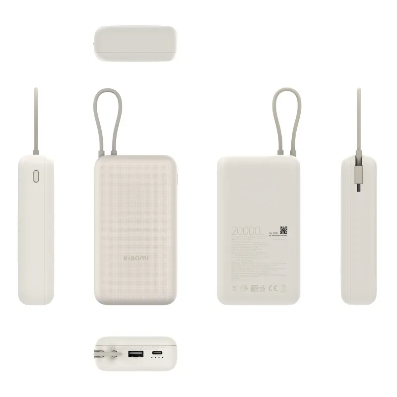 Xiaomi 33W Powerbank 20000mAh Beige, USB-A, USB Type-C, 33W - Bild 2