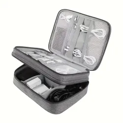 Extralink Travel Organizer Case Bag for USB Charging Cables and Accessories with XL Handle - Image 4