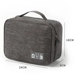 Bolsa Organizadora de Viaje Extralink para Cables USB, Cargadores, Accesorios con Asa - Imagen 5