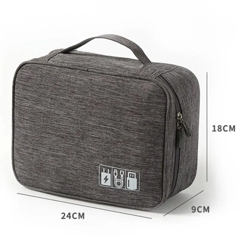 Bolsa Organizadora de Viaje Extralink para Cables USB, Cargadores, Accesorios con Asa - Imagen 5
