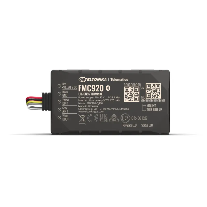 GPS-трекер Teltonika FMC920, LTE Cat 1/GSM/GPRS/GNSS/BT - Изображение 3