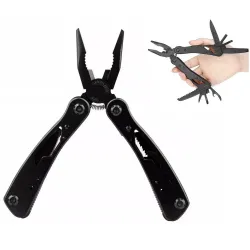 Extralink Multitool, 20-in-1 Taschenmesser mit Etui, Schwarz