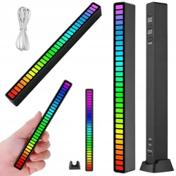 Светодиодная лампа USB RGB Extralink, реагирующая на...
