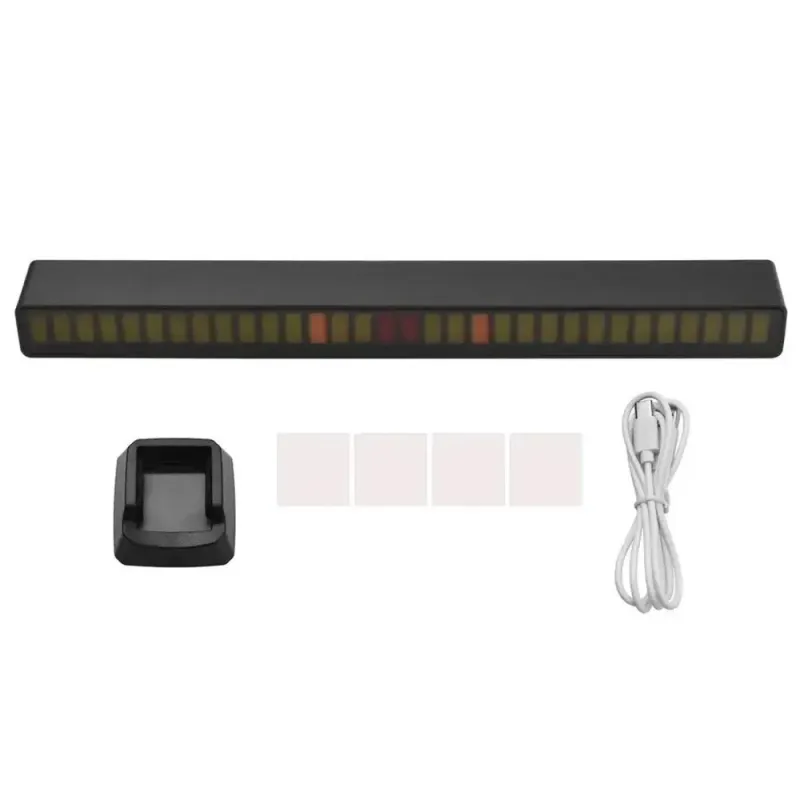 Светодиодная лампа USB RGB Extralink, реагирующая на звук, перезаряжаемая лента, черная - Изображение 2