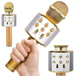 Microfone Sem Fio Extralink com Alto-falante, Bluetooth,...